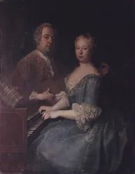 Karl-Heinrich Graun und seine Frau Anna-Louise, ca. 1735